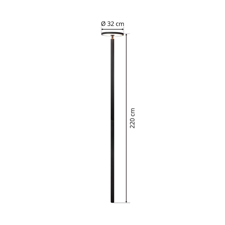 Lampadaire extérieur en aluminium moderneLED