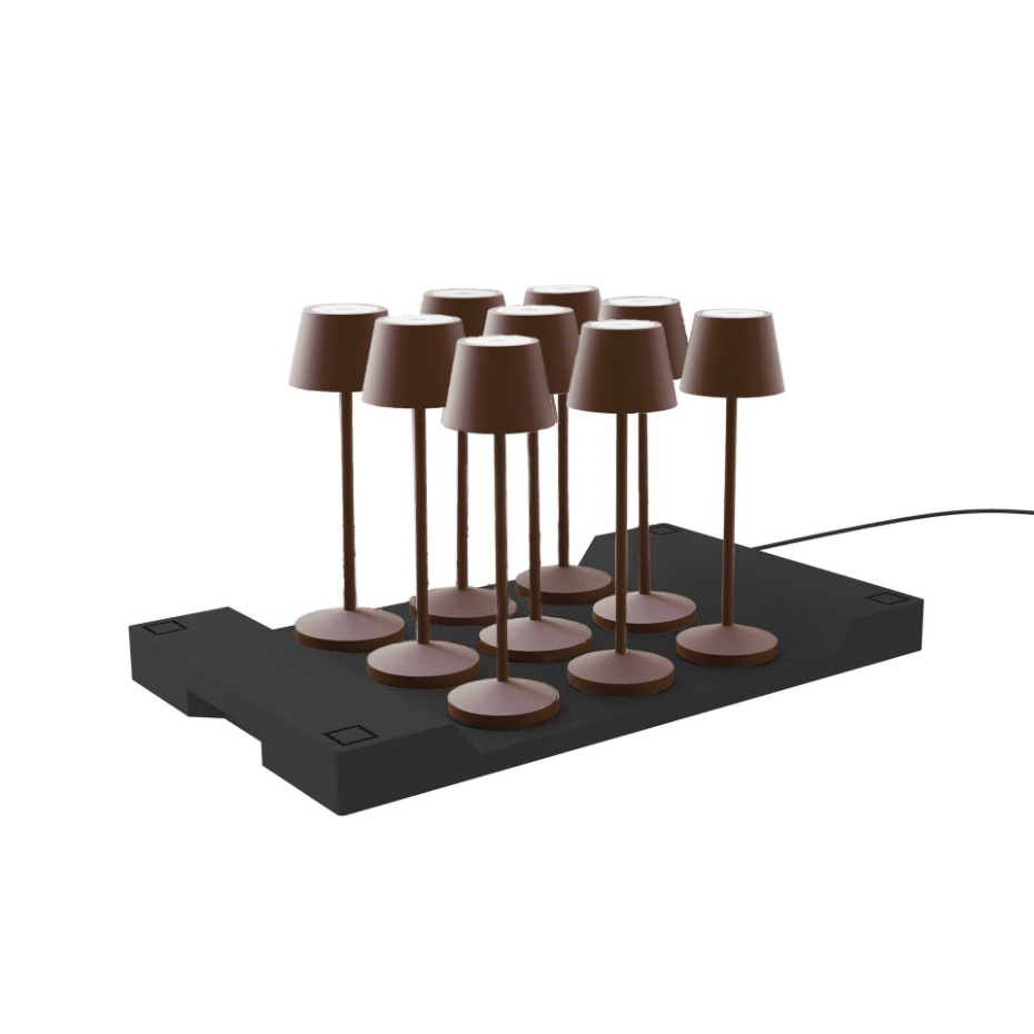 9 Lampe de table EMILY + Socle de charge