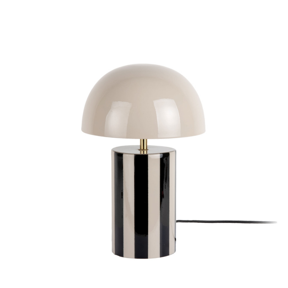 Lampe à poser champignon en métal- RAYADO