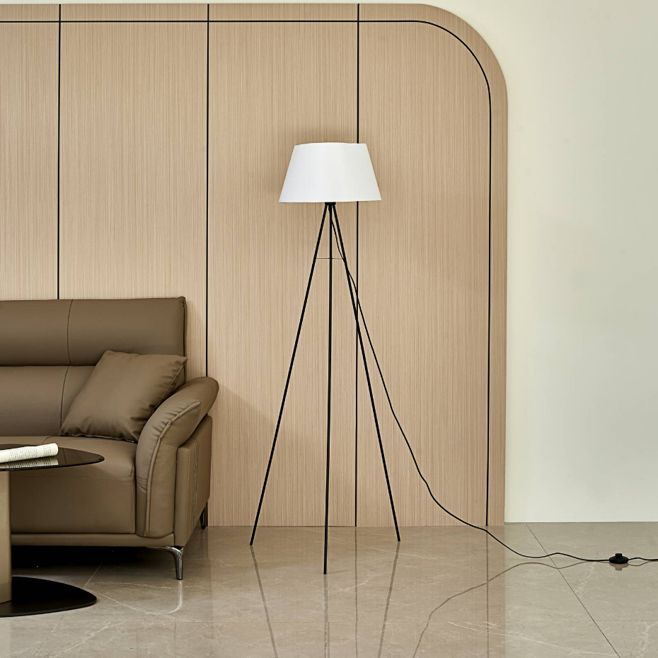 Lampadaire en textile moderne, Elsika