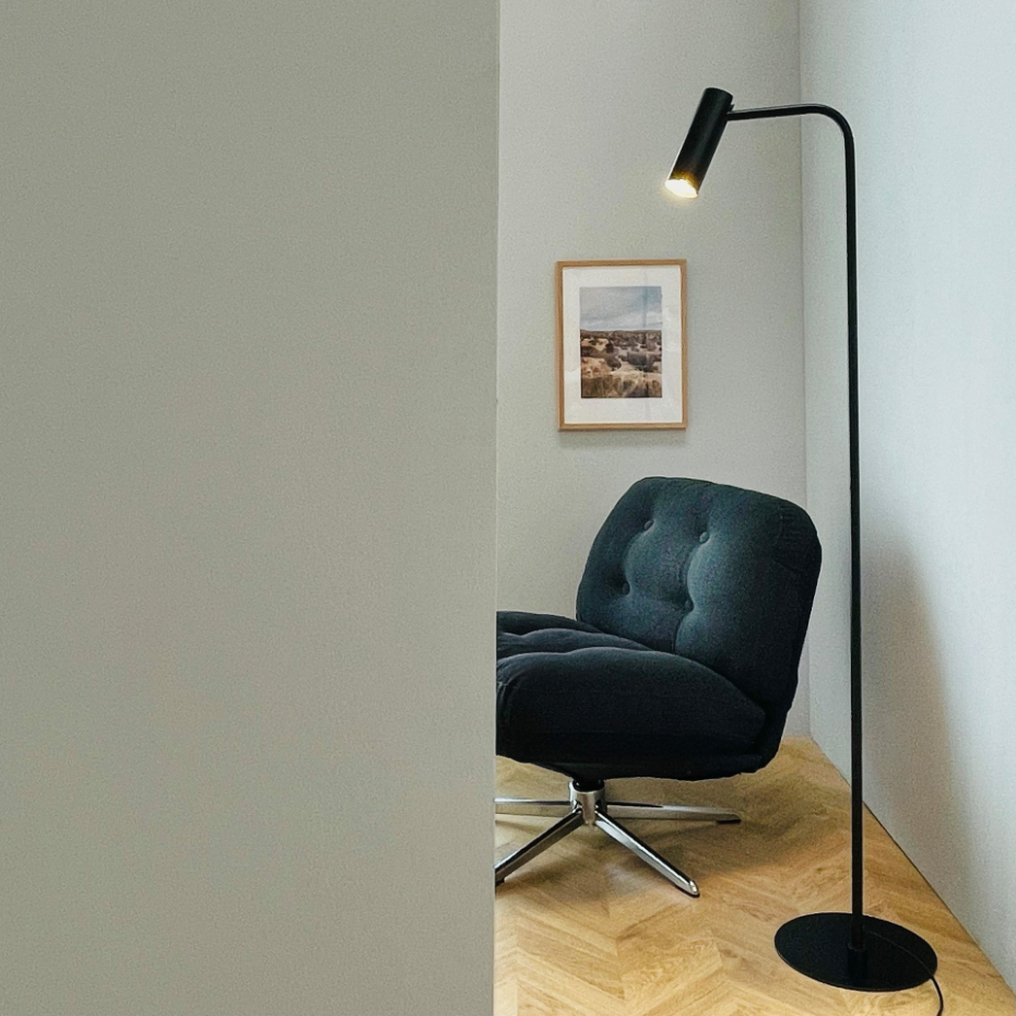 Lampadaire en Métal, noir Skagerrak