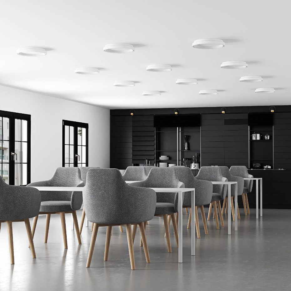 Plafonnier en métal moderneLED, Vivy