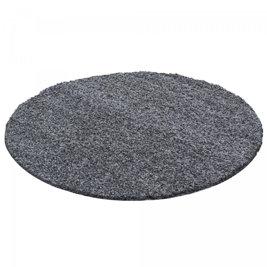 Tapis poils longs shaggy tissé motif uni UNI L