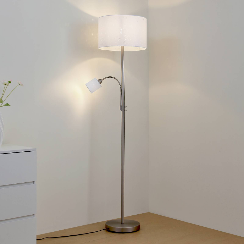 Lampadaire en métal moderne, Jaileen