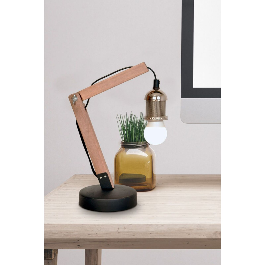 Lampe de bureau en bois Rossa I
