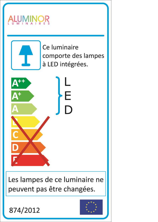Lampe design en métal