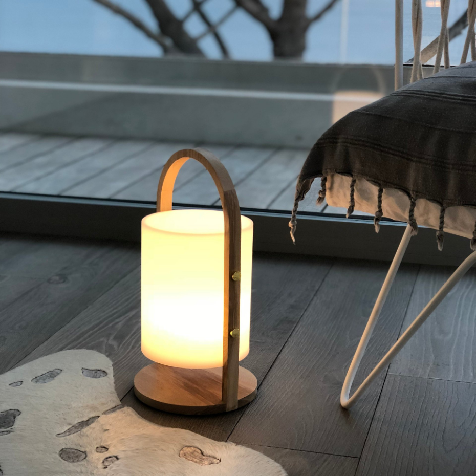 2 Lampe baladeuse sans fil WOODY H37CM