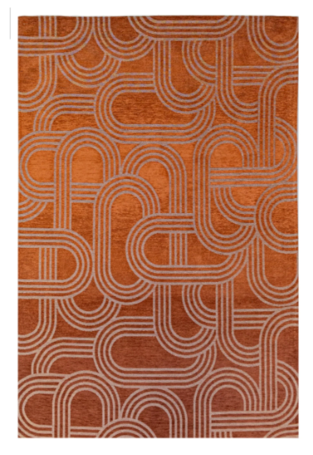 Tapis salon et chambre moderne tissé plat FEVER