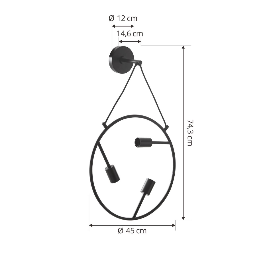 Applique en métal design, Linnard