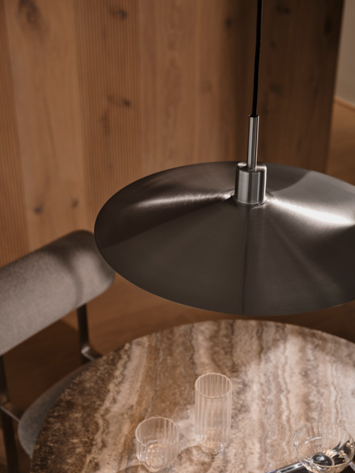 Suspension Latika  Métal Chrom brossé ,  H. 32,5 - IP20 - E27 /  DFTP Intérieur