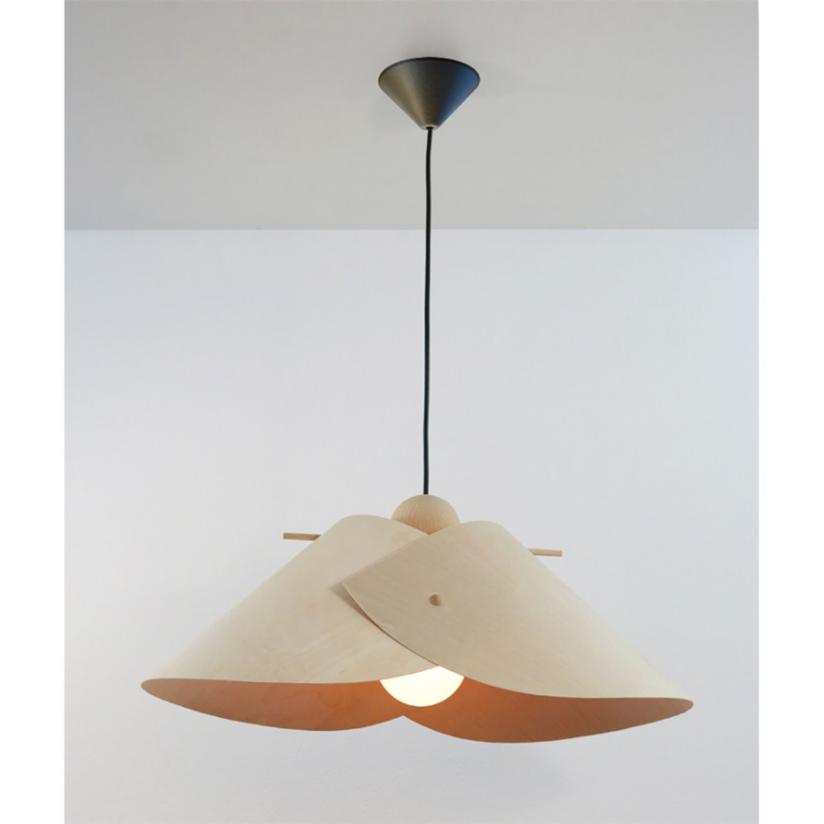 Suspension bois en feuilles de bouleau, FINN