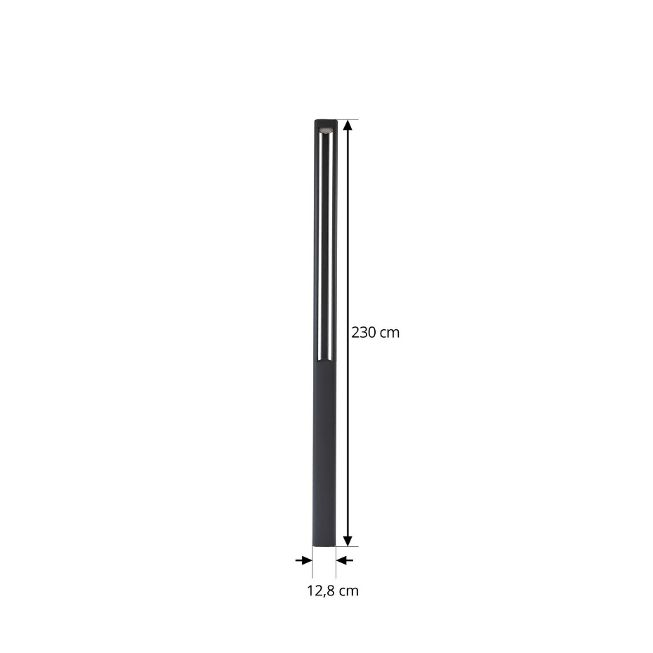 Lampadaire extérieur en aluminium moderneLED