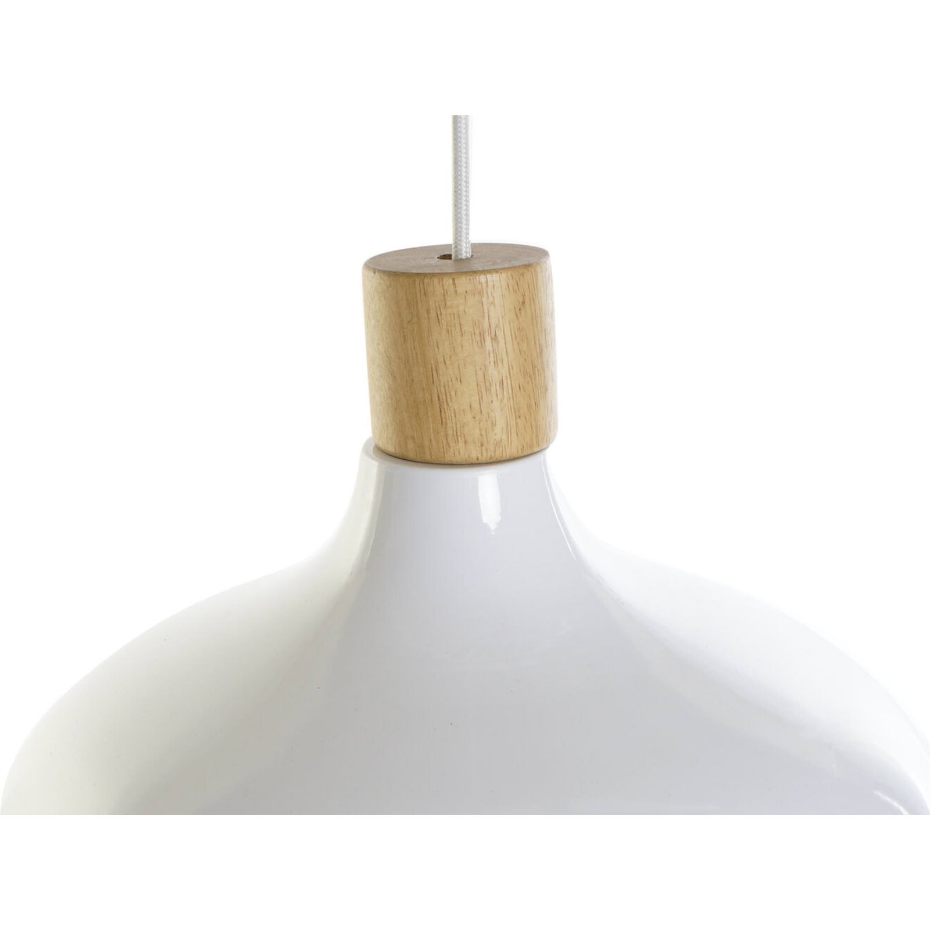 Suspension ronde en métal et bois Urban style scandinave