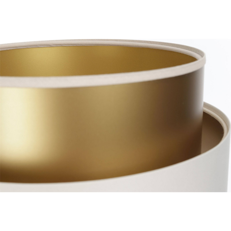 Lampe à poser ronde en PVC Duo ellegant