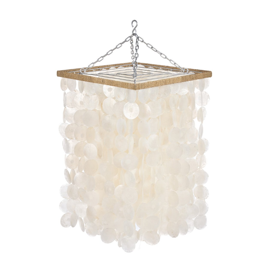Suspension en coquillages et fer MOONLIT