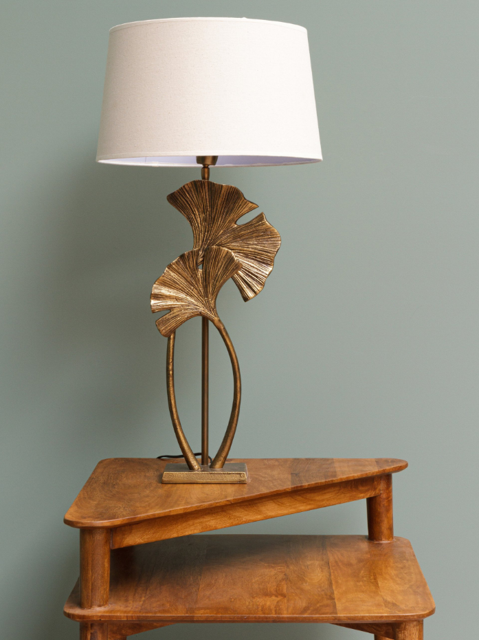 Lampe à poser en aluminium GINKGO