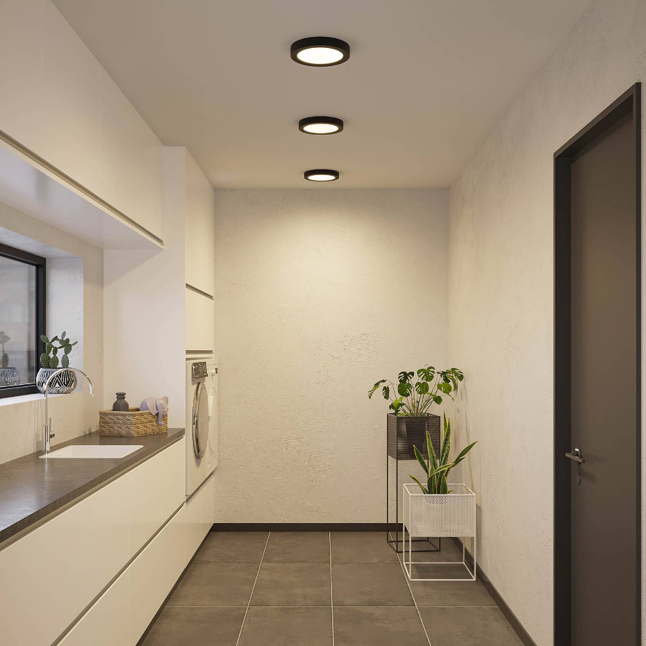 Plafonnier en aluminium moderneLED, Edwina