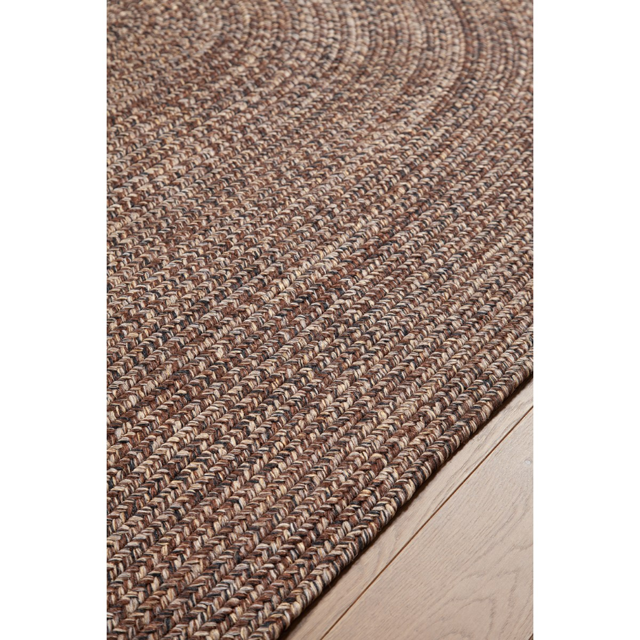 Tapis rond ou oval style jute intérieur extérieur JUTY