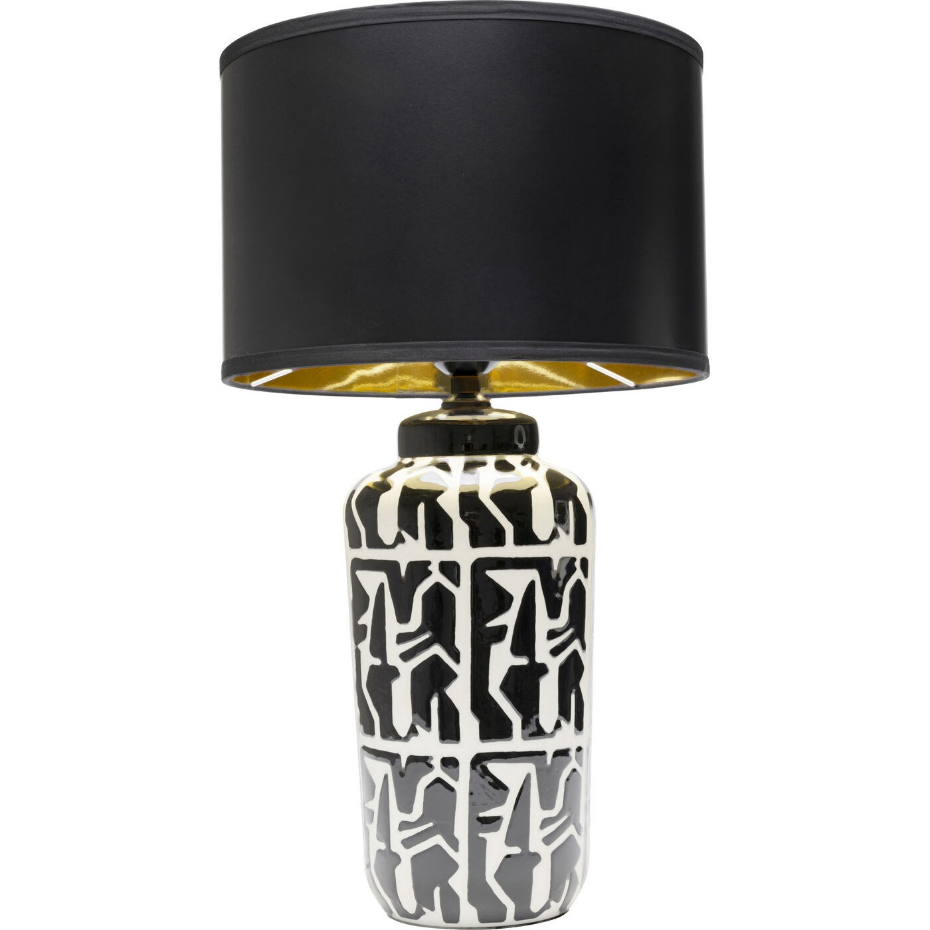 Lampe Artistico noire et blanche