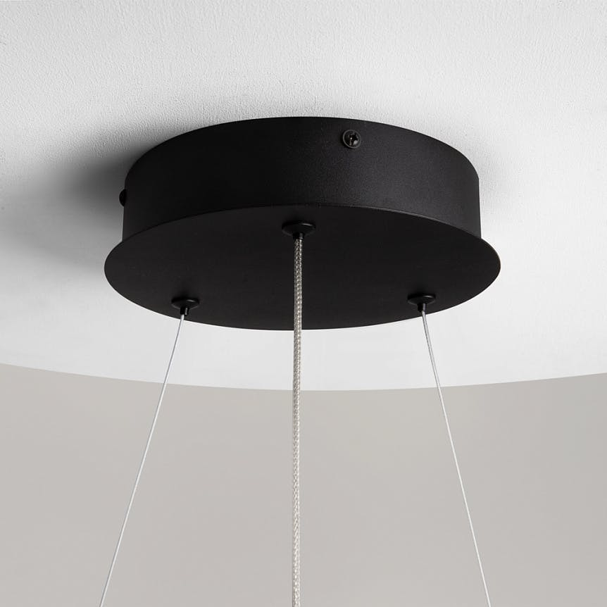Suspension spirale à LED AVA