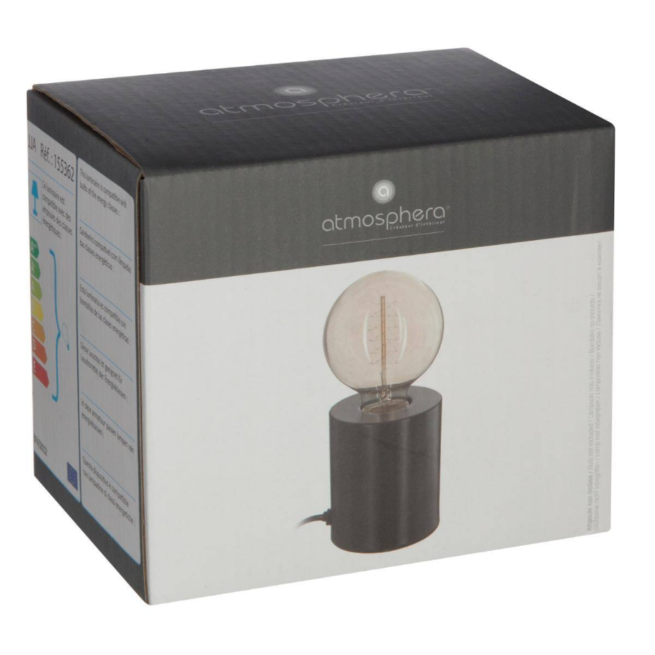 Lampe cylindrique métal SABA