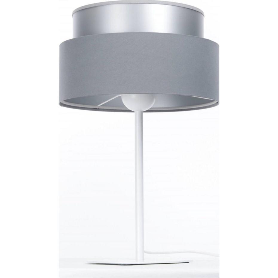 Lampe à poser ronde en tissu Duo ellegant
