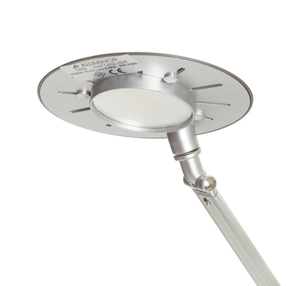 Lampe de bureau en aluminium et acier, FOREVER