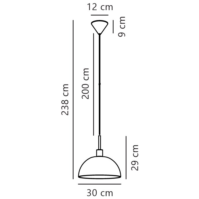 Suspension Verre ELLEN