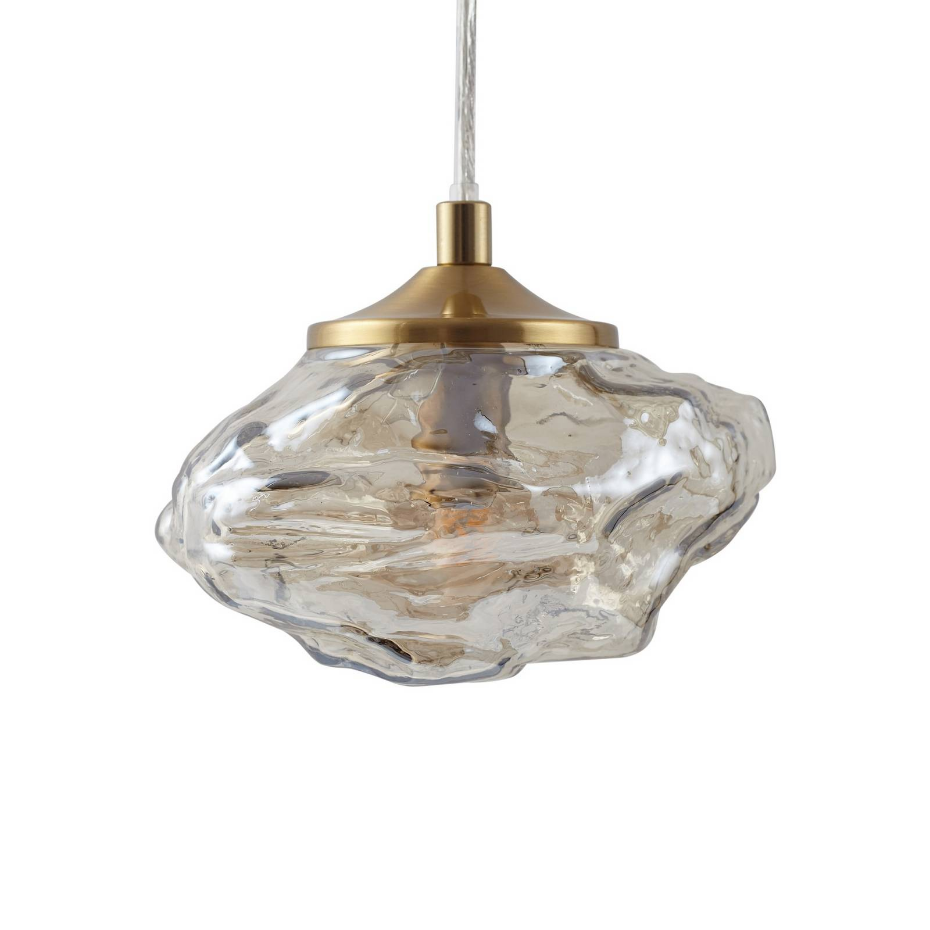 Suspension en verre moderne, Piatra
