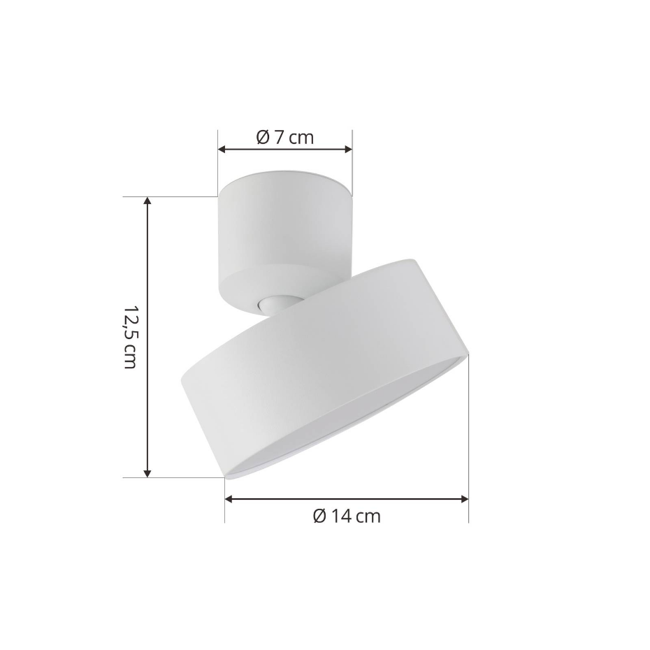 Plafonnier en aluminium moderneLED, Nivoria