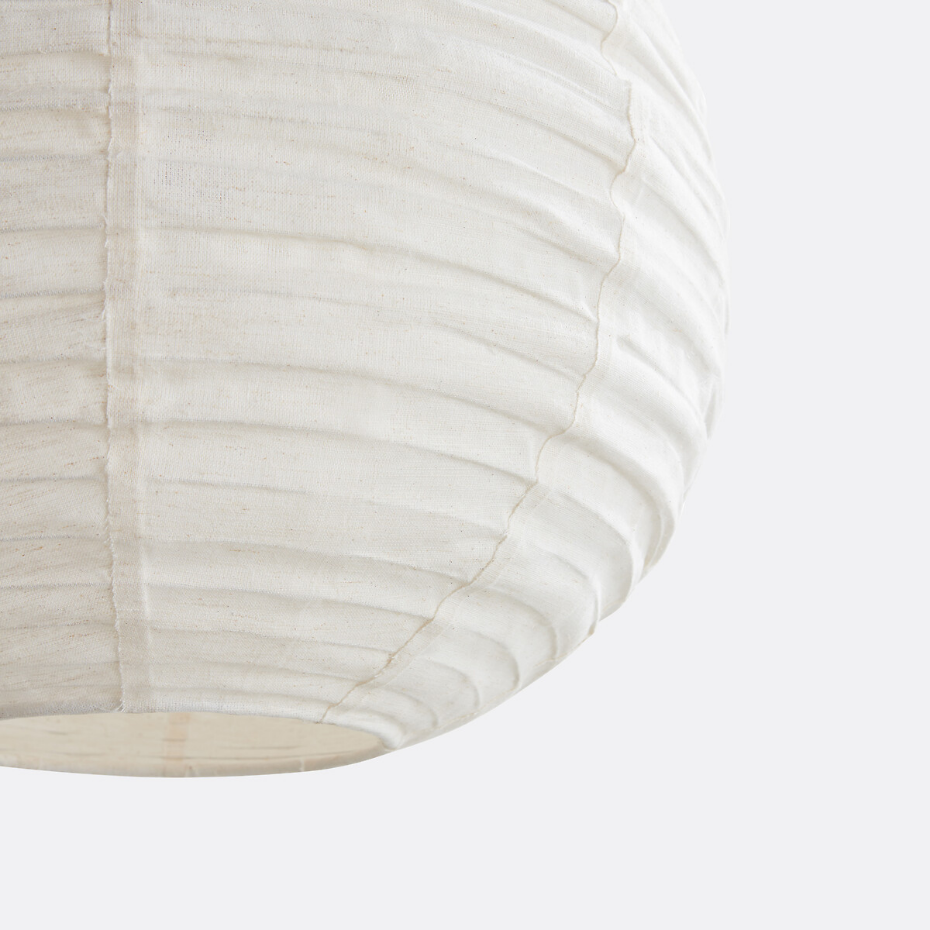 Suspension boule en toile de jute Ø55 cm, Robia