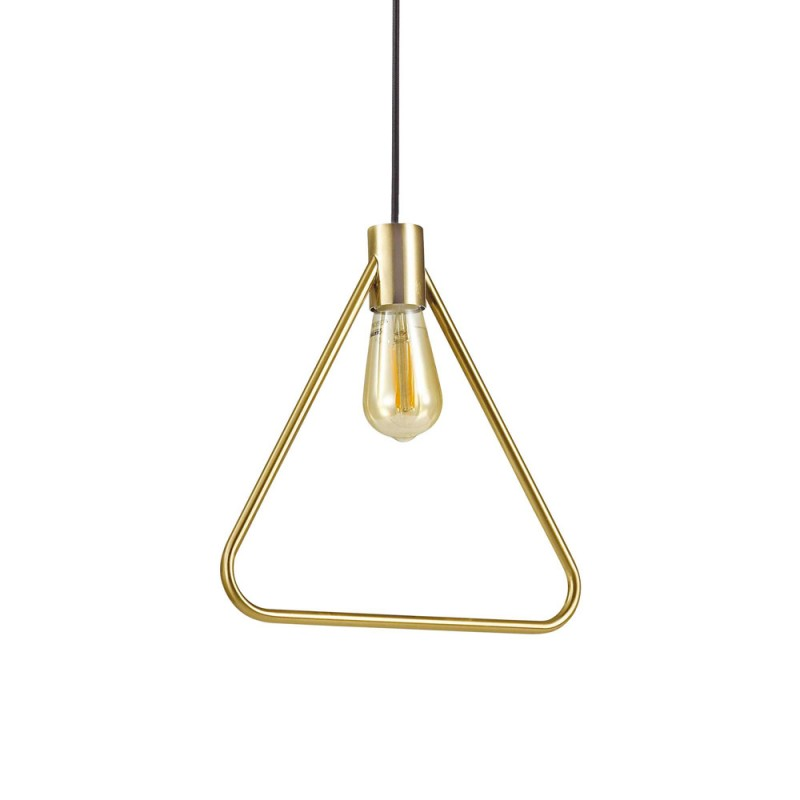 Suspension Filaire Abc Laiton Satiné Triangle