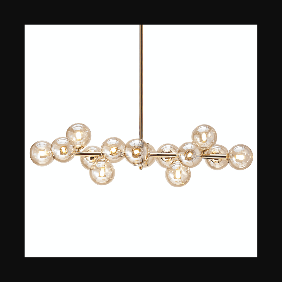 Suspension dorée dimmable - OSSANA