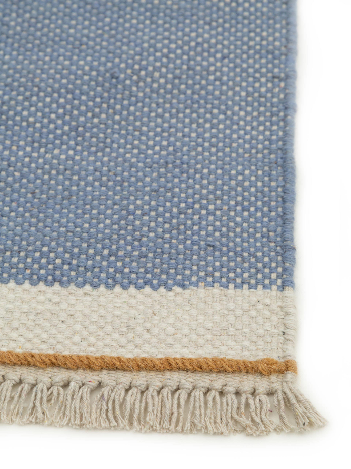 Tapis de couloir en laine tissé main KARLA