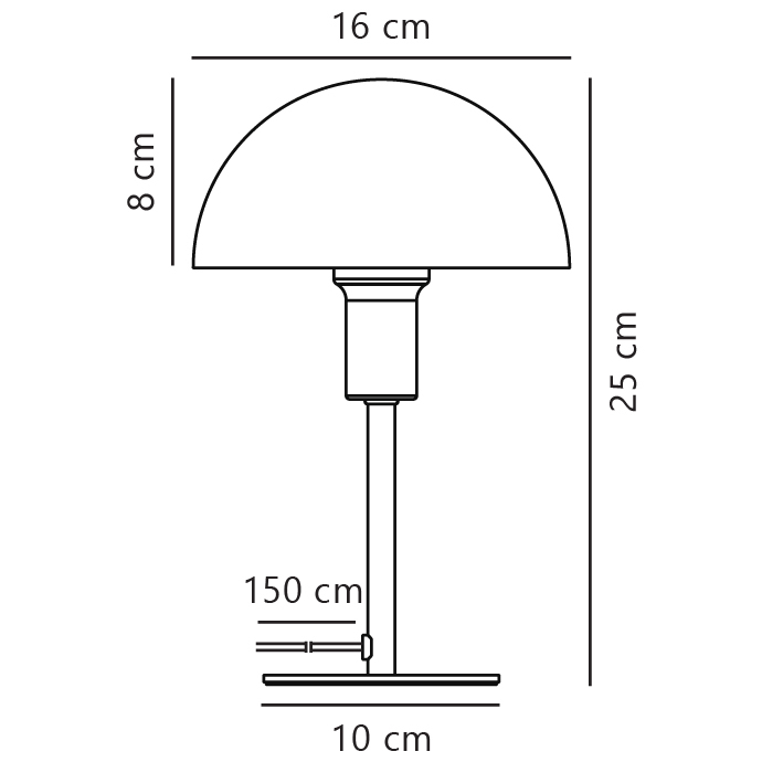 Lampe à poser Verre ELLEN