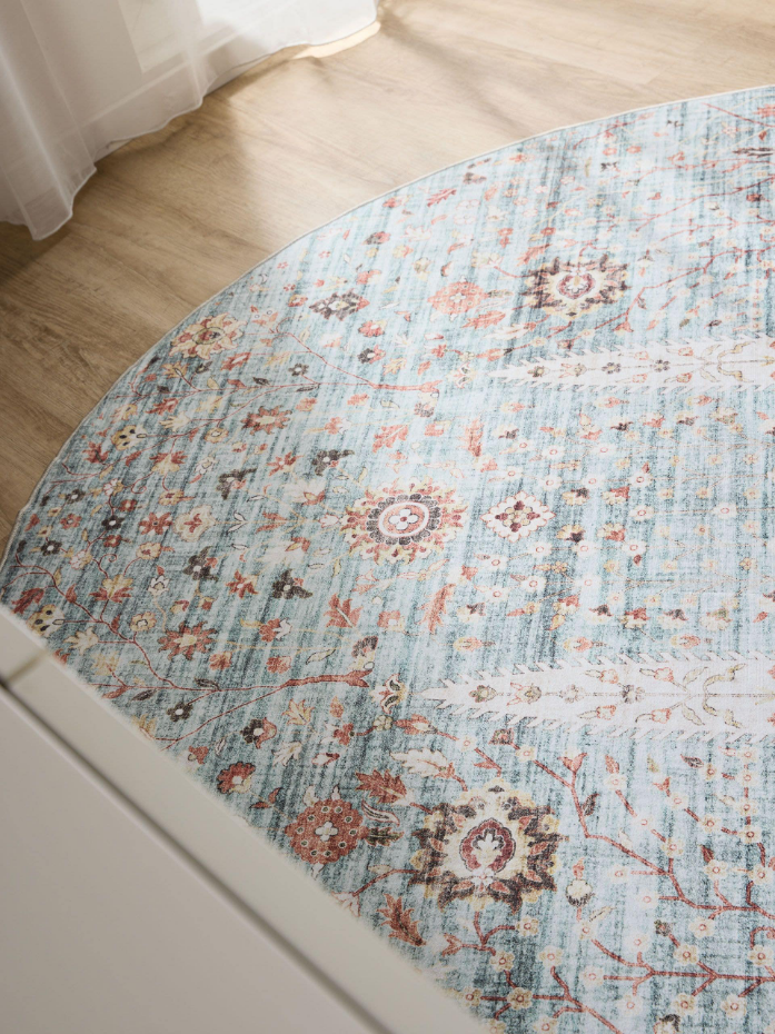 Tapis rond lavables GEORGE