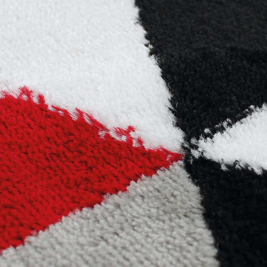 Tapis salon toucher laineux motif triangles  GEO SCANDI