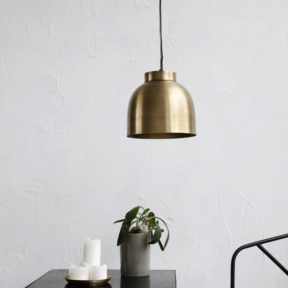 Lampe suspension laiton Small Bowl