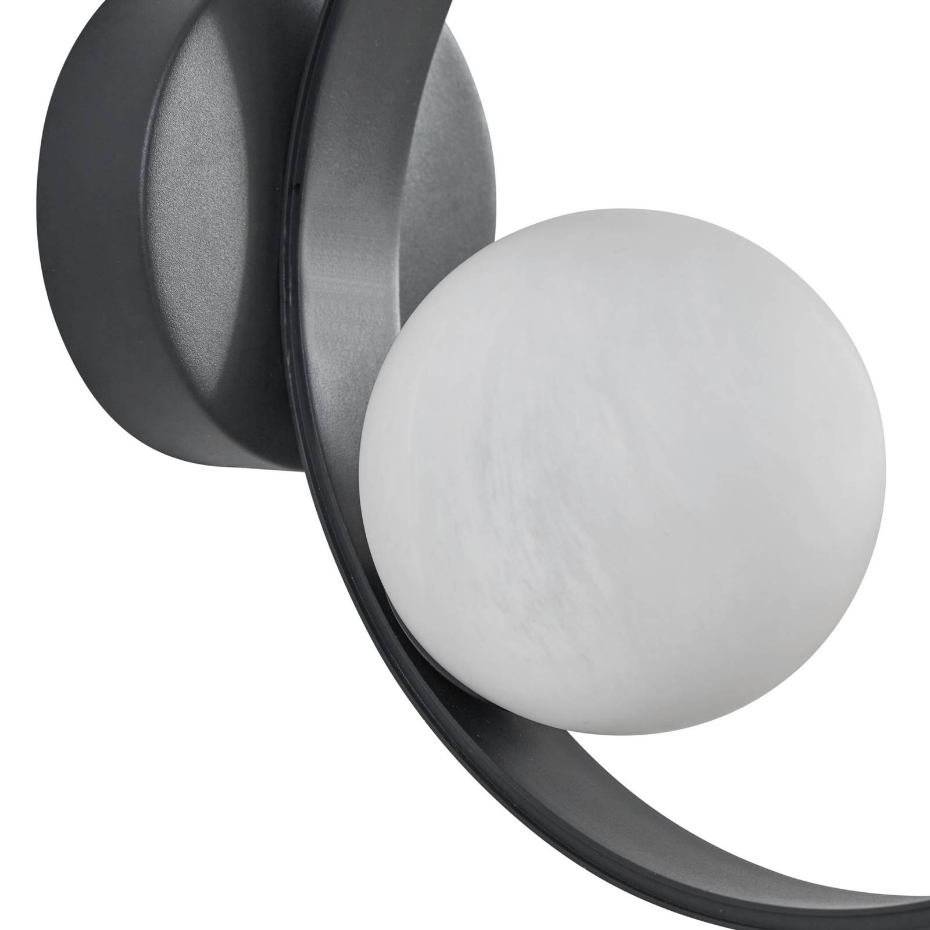 Applique en métal moderneLED, Luneo