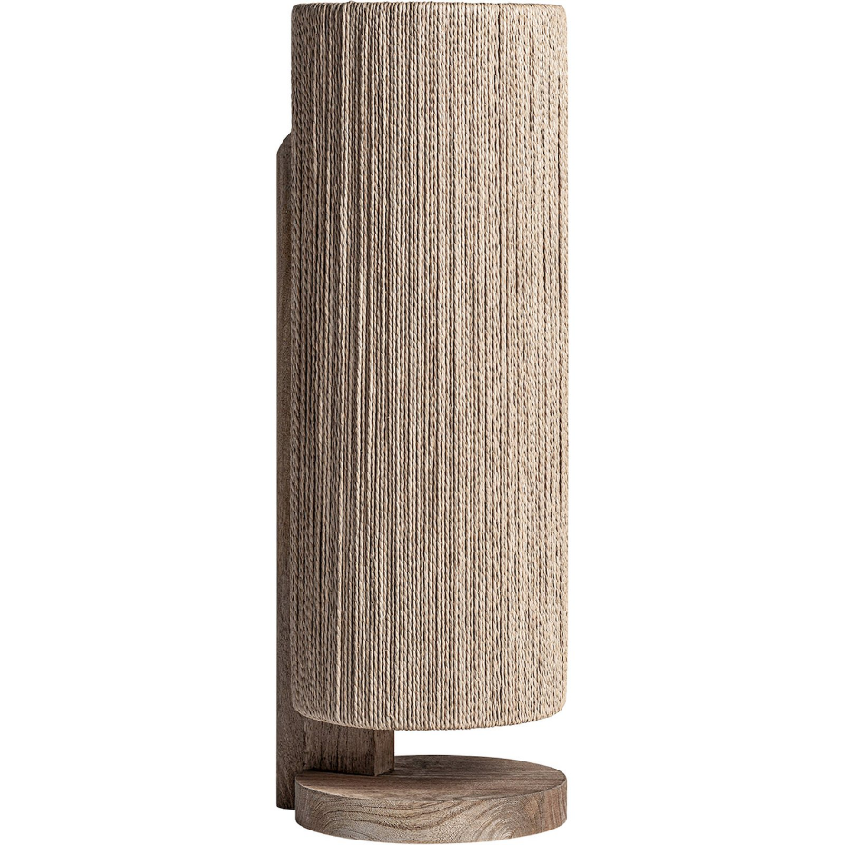 Lampe de salon en bois de manguier