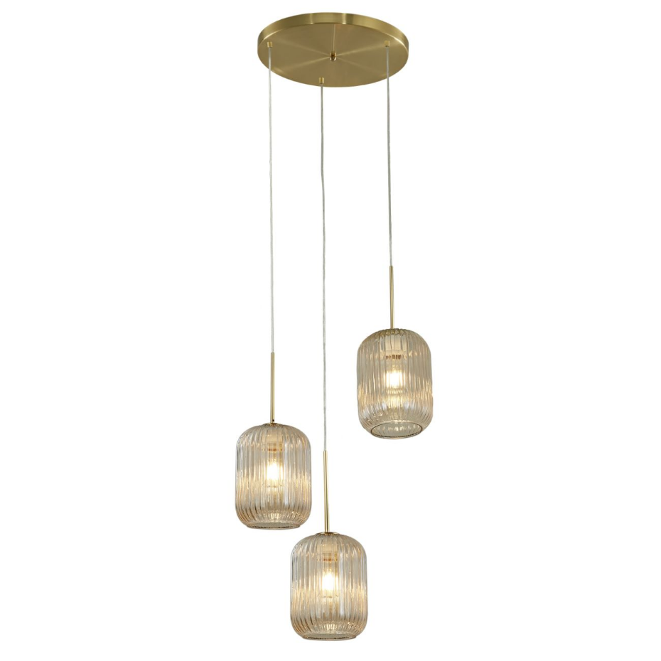 Suspension en verre texturé - ROSALIA