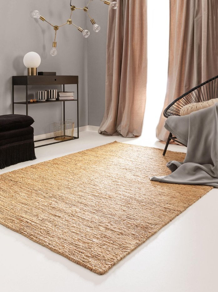 Tapis de jute noué main COSMO