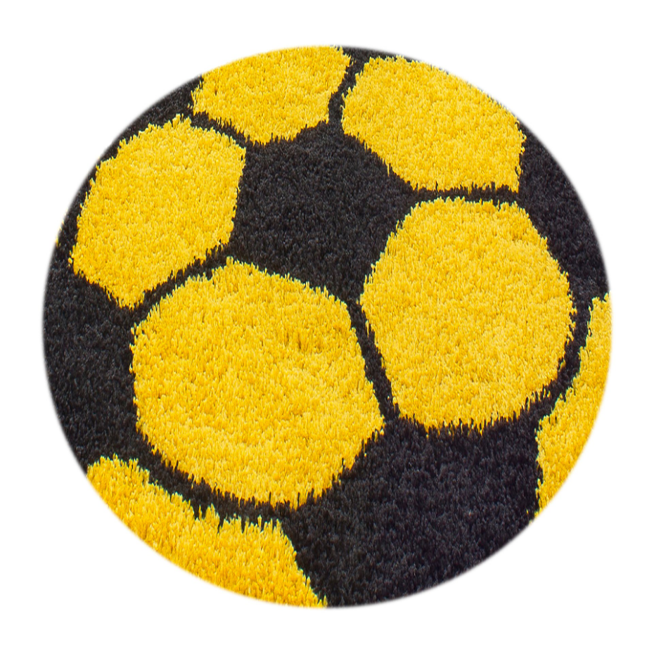 Tapis rond enfant motif ballon FUN