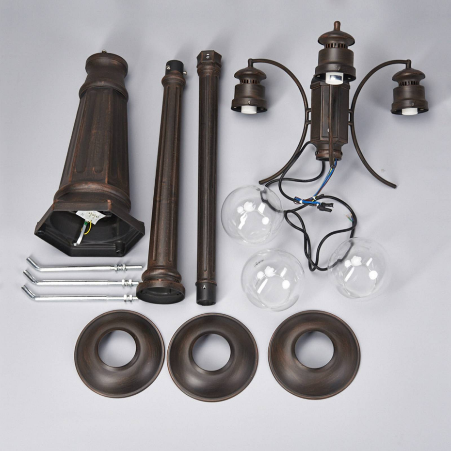 Lampadaire extérieur traditionnel, Eddie