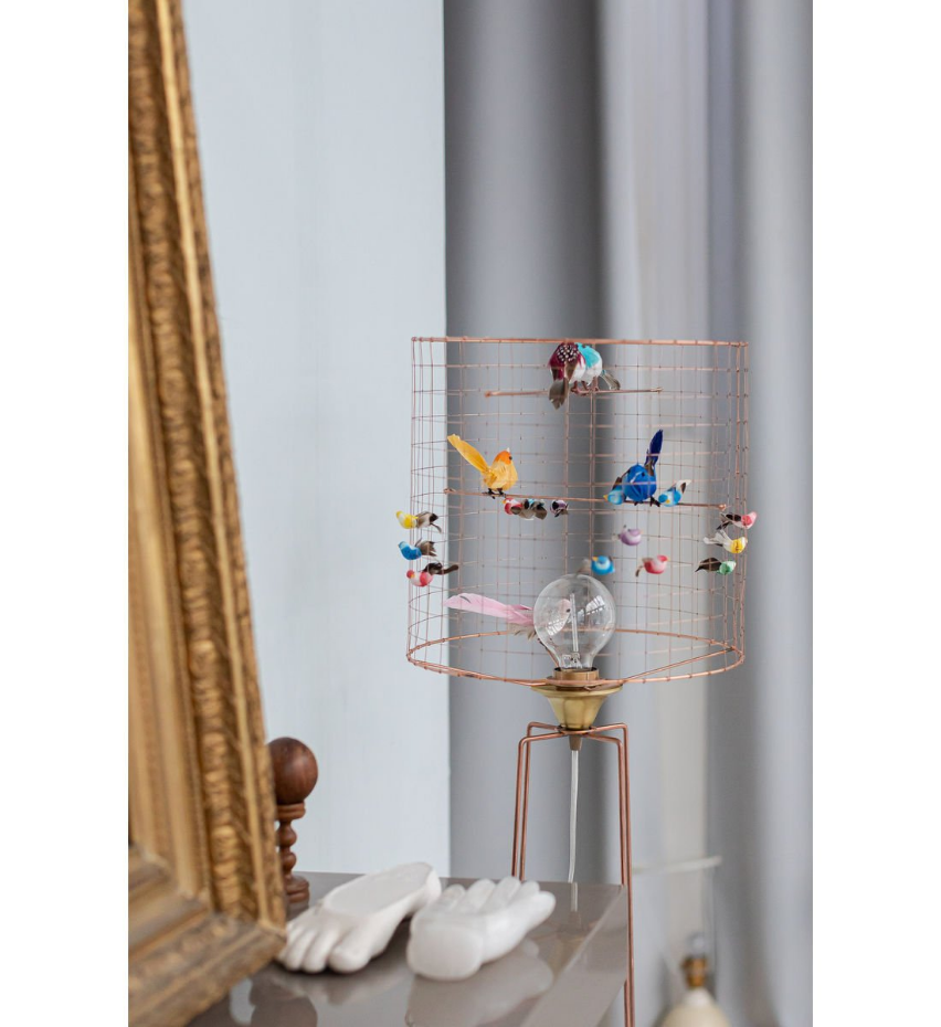Lampadaire volière