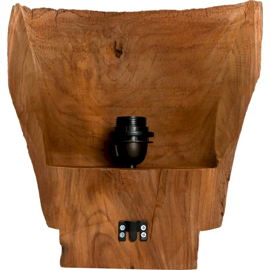 Applique murale rectangulaire en bois Item Home Lamps 2c 24