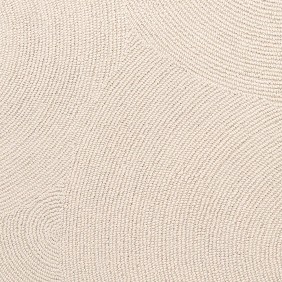 Tapis rond ELENI Faux uni
