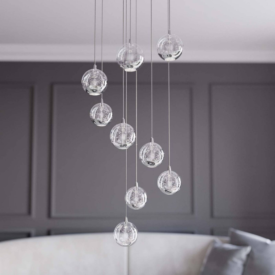 Suspension en verre designLED, Hayley