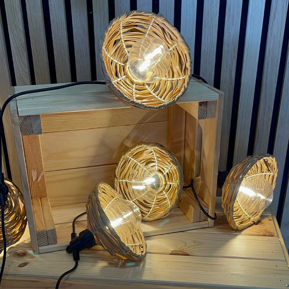 Guirlande abat-jour COTTAGE 10 globes 5.70M