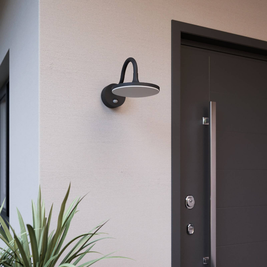 Applique extérieure en aluminium moderneLED